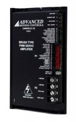 The 100A40 PWM servo drive is designed to drive brush type DC motors at a high switching frequency.